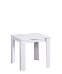 TAVOLO "ALICANTE" BIANCO OPACO, 80X80X75CM